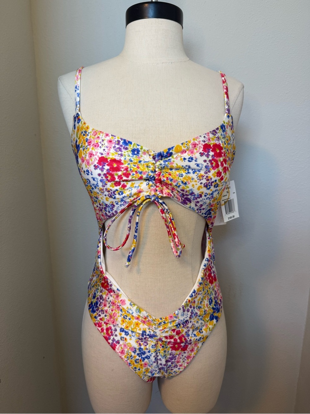 L*Space Solana one-piece swimsuit vibrant floral "Between Blooms" print NWT - Picture 2 of 9